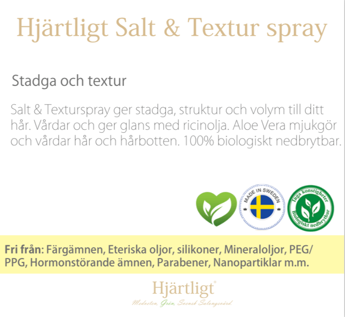 Skyltmaterial -Hyllkant- Salt & Texturspray
