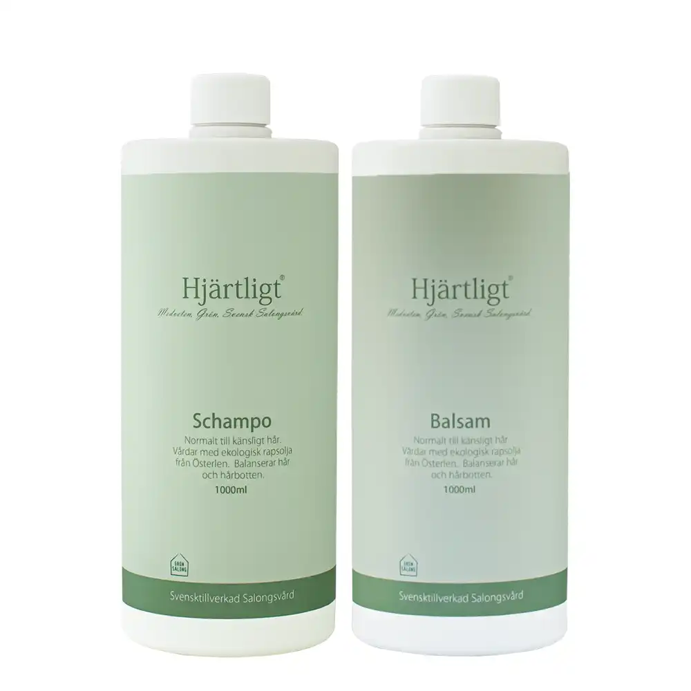 Hjärtligt Schampo & Balsam 1000ml