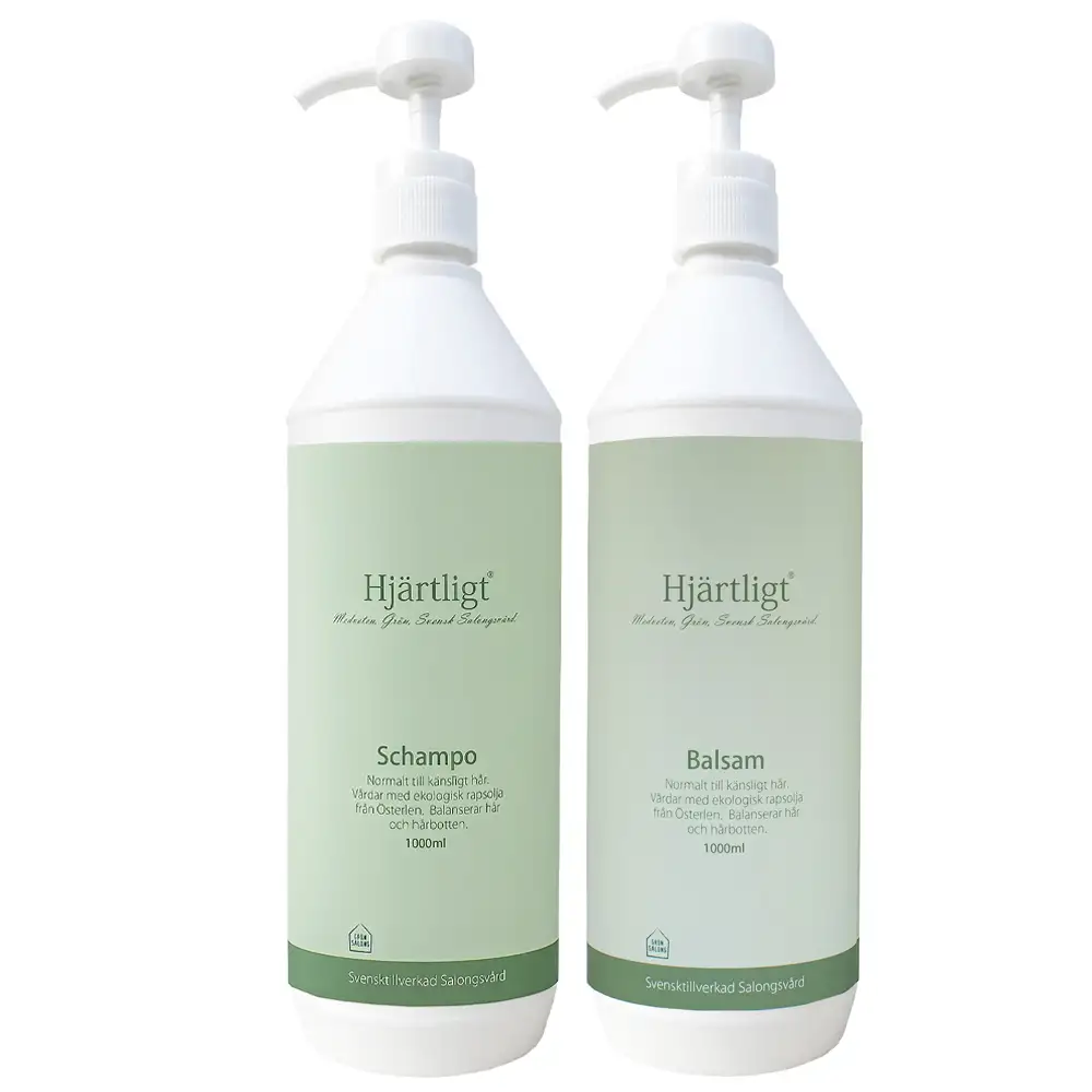 Hjärtligt Schampo & Balsam 1000ml