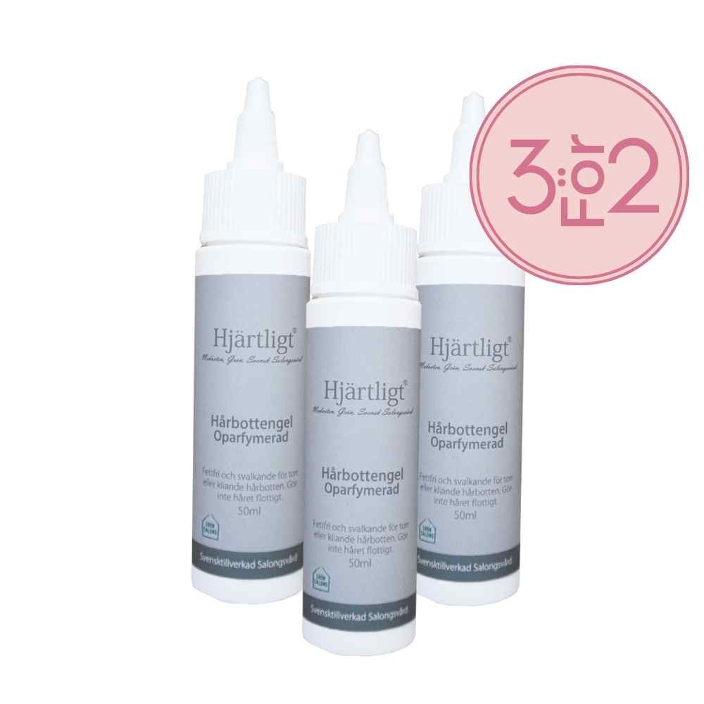 Hårbottengel 3 för 2