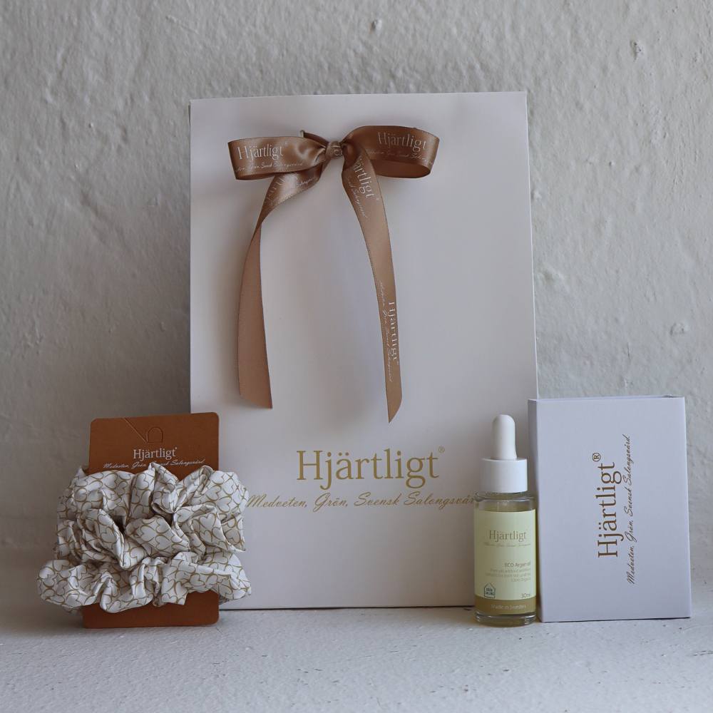 Presentset vit med nougatband - Bild 2