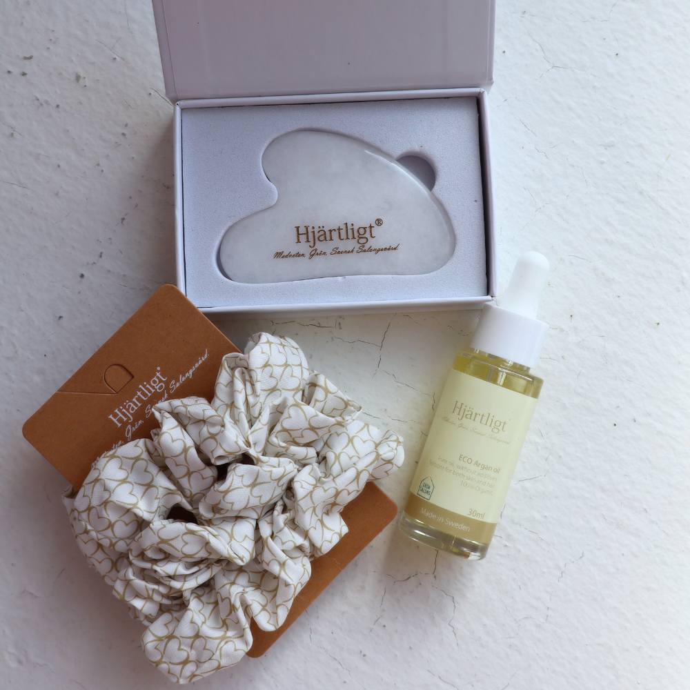 Presentset vit med nougatband - Bild 3