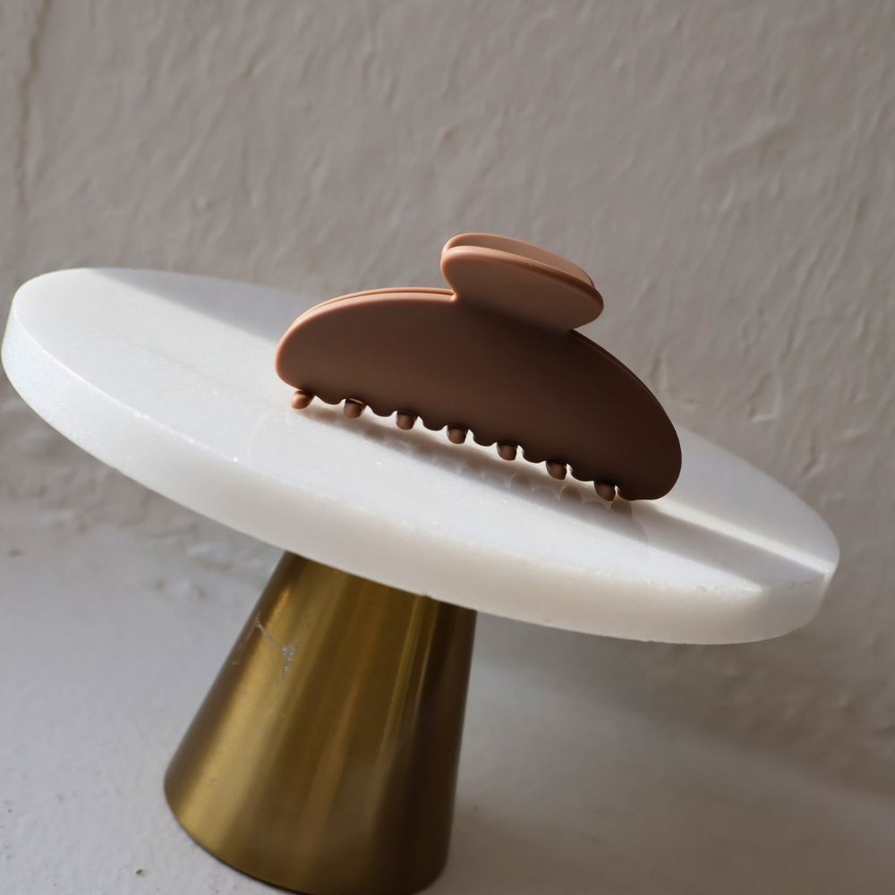 Nougat Hårklämma - Bild 2
